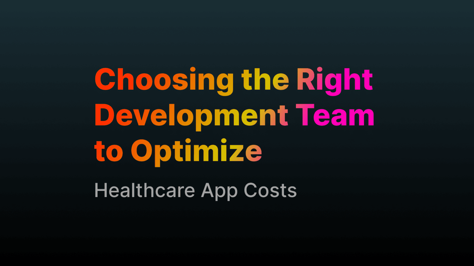 Healthcare App