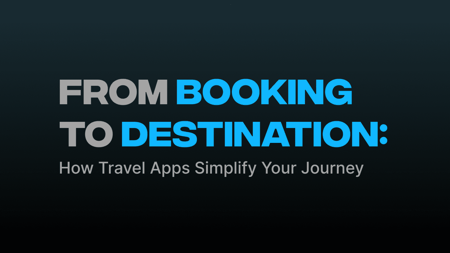 Travel Apps