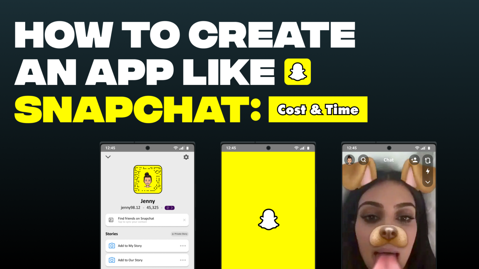 Create App Like Snapchat